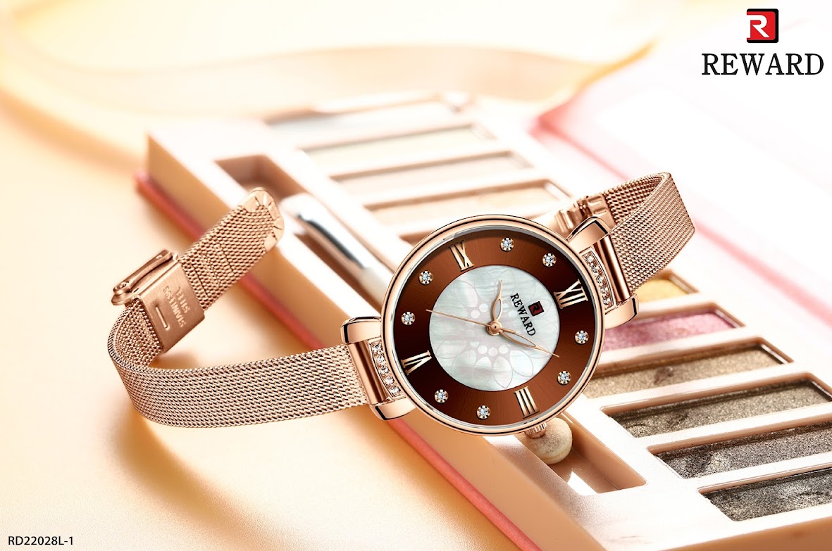 RD22028L RELOJ REWARD METÁLICO DAMA